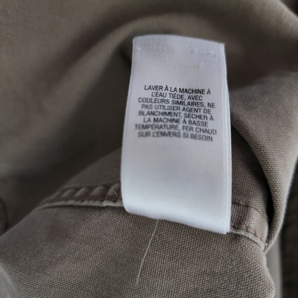 Cabelas Mens Shirt Sz L Button Down Short Sleeve Khaki Tan Classic Outdoor Wear - Picture 12 of 14